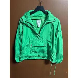Old Navy Bright Green Windbreaker Pullover – Size Small